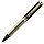 Ручка шариковая Panteon Gold, позолоченный корпус, черный колпачок, позолоченные детали, синий М, арт., фото 2