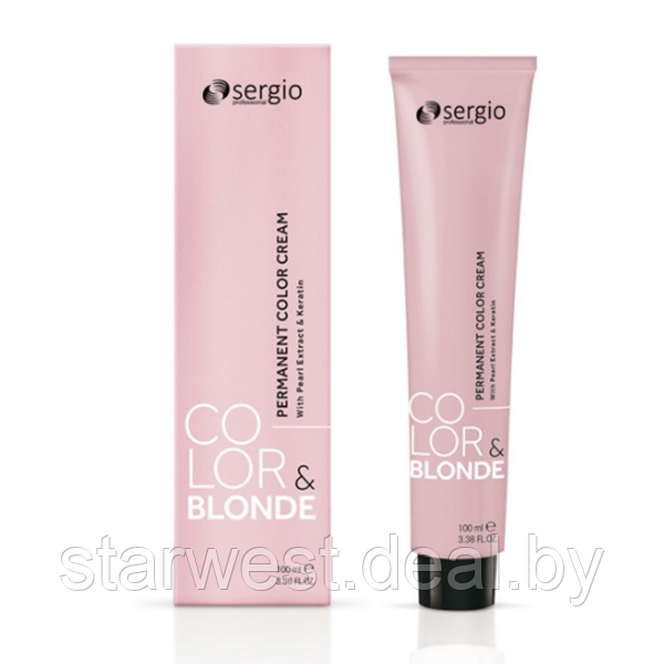 Sergio Professional COLOR&BLONDE 100 мл Крем-краска стойкая для окрашивания волос (в ассортименте) - фото 1 - id-p129916945