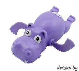 Игрушка заводная водоплавающая Мешок Подарков Фиолетовый бегемот - фото 1 - id-p129920582