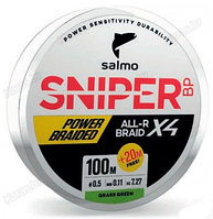 Плетеный шнур SALMO Sniper BP ALL R Braid X4 Grass Green