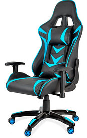 Кресло геймерское Calviano MUSTANG черно-голубое