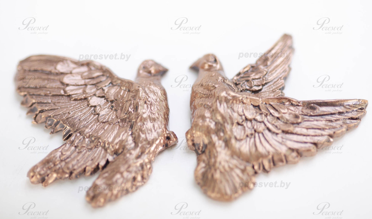 Ювелирная бронза Свадебные голуби - фото 3 - id-p115507015
