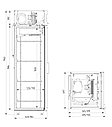 Холодильный шкаф Polair +1…+10 697х710х1960 на 500л., фото 2