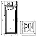 Холодильный шкаф Polair -21...-18  600х675х870 700л., фото 2