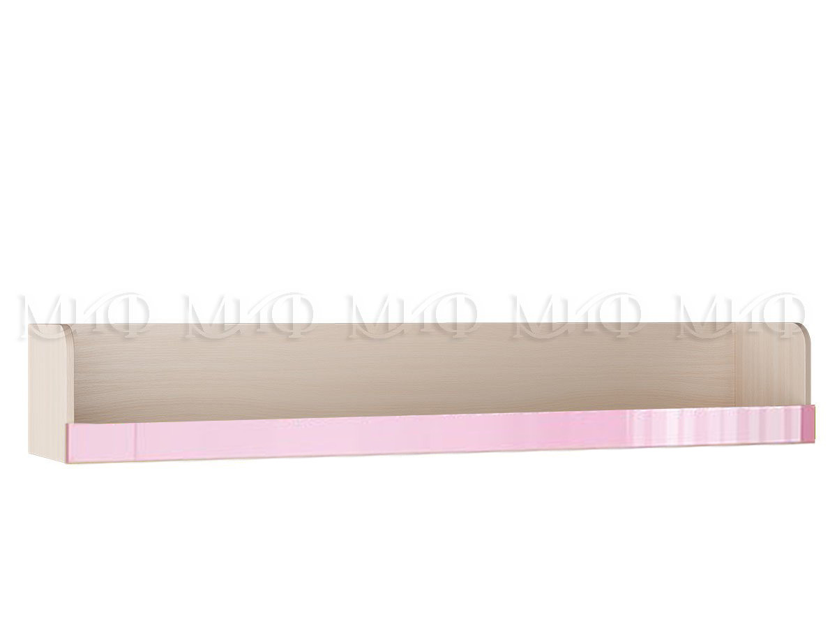 Полка Юниор-3 (мульт) - Дуб / розовый металлик - фото 1 - id-p129936217
