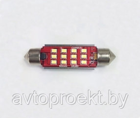 Диоды C10W FS-12SMD-2016 41MM CANBUS 6000K-6500K