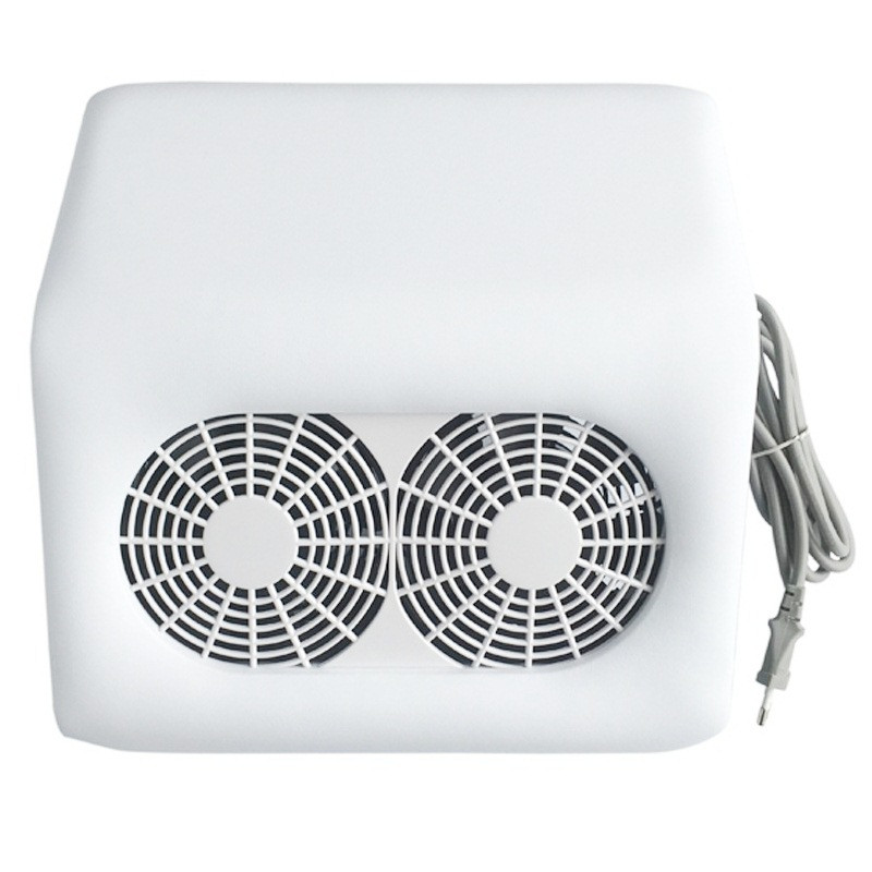 Пылесос для маникюра настольный Double Strong Fans 48W (Белый) - фото 2 - id-p129938432