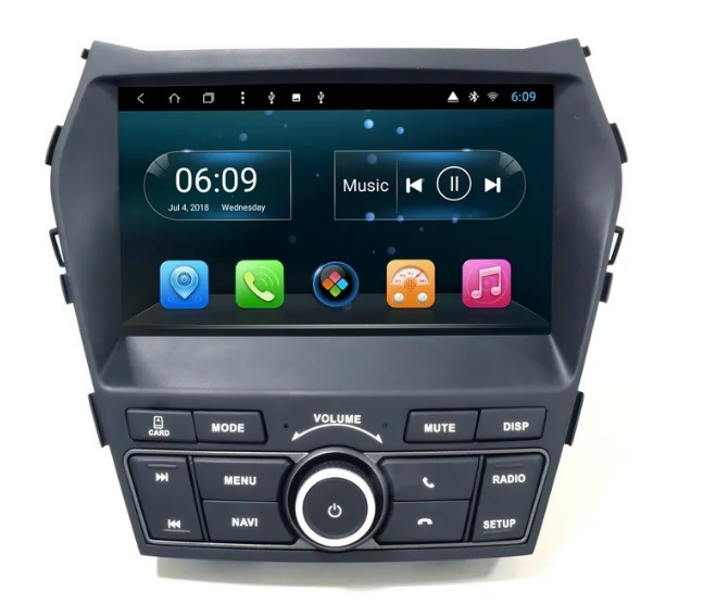 Штатная магнитола Hyundai Santa Fe 2012+ Android 10 (только комплектация HI-TECH) - фото 1 - id-p93086480