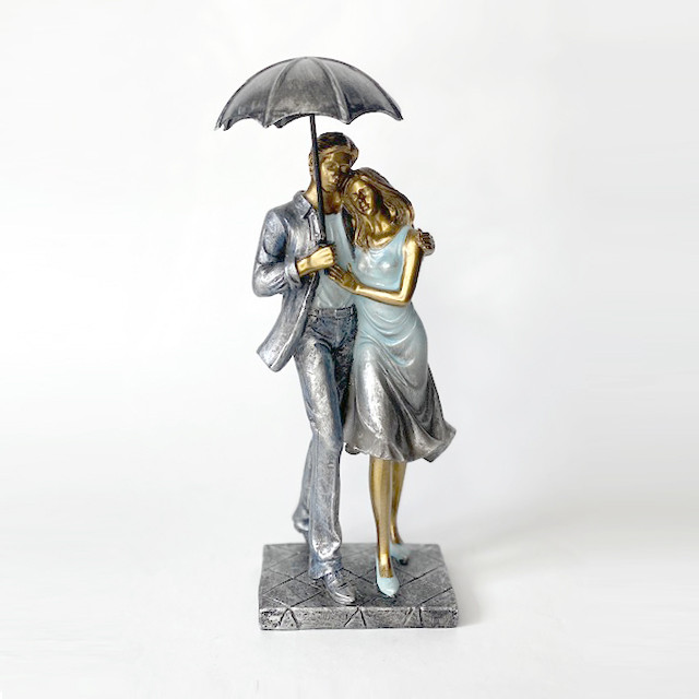 Фигура интерьерная Пара под зонтом Идилия - фото 1 - id-p129941056