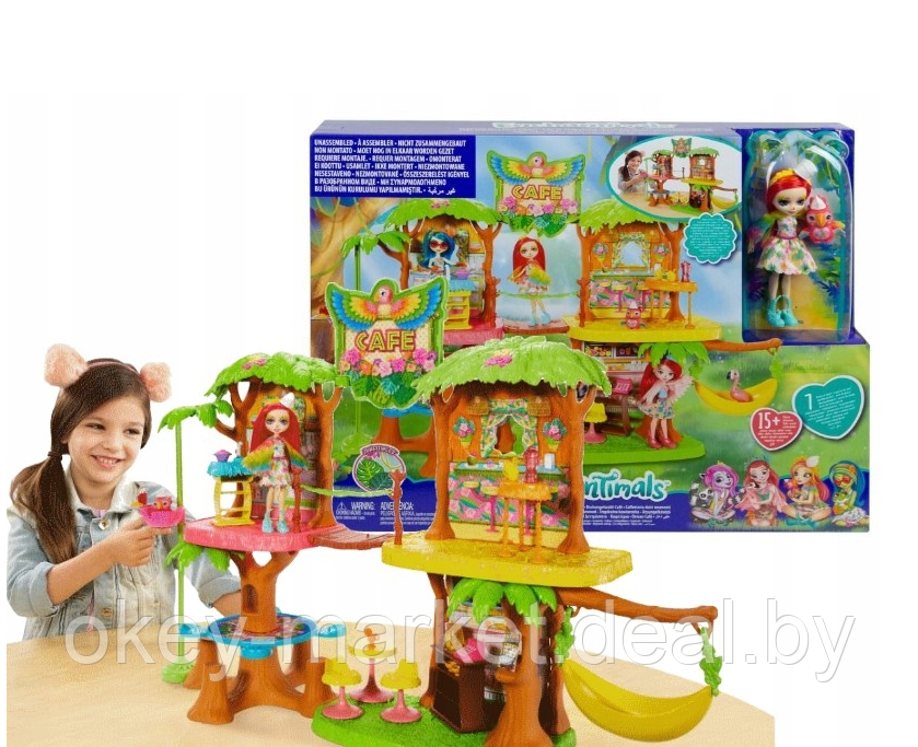 Игровой набор Mattel Enchantimals Джунгли-кафе GFN59 - фото 2 - id-p129945107