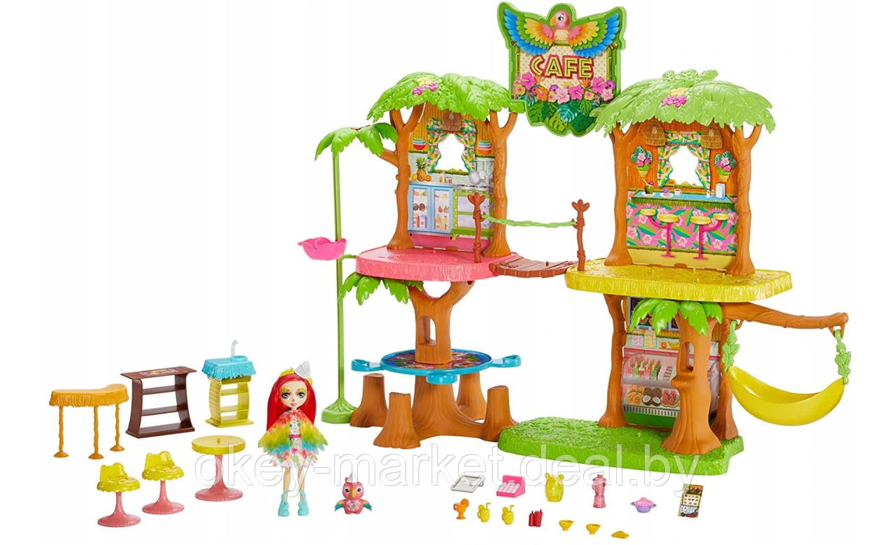 Игровой набор Mattel Enchantimals Джунгли-кафе GFN59 - фото 4 - id-p129945107