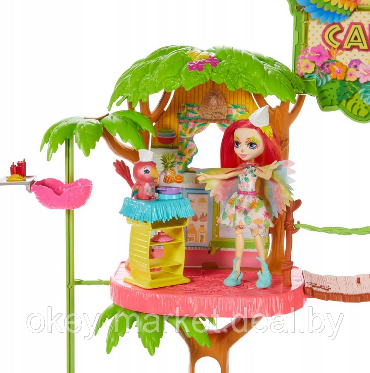 Игровой набор Mattel Enchantimals Джунгли-кафе GFN59 - фото 8 - id-p129945107