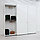 Белый компланарный шкаф, трехдверный Bortoluzzi Slider L для спальни на заказ в Минске, фото 3