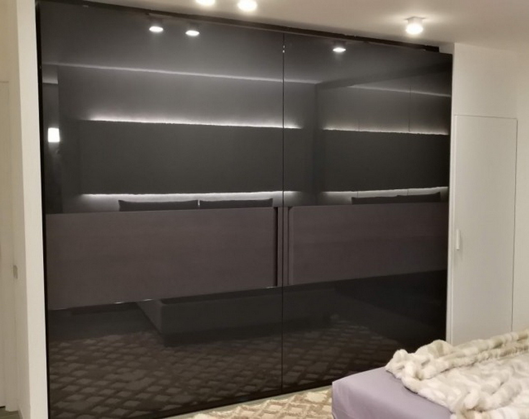 Современный компланарный шкаф премиум-класса для спальни Bortoluzzi (Бортолуцци) Slider