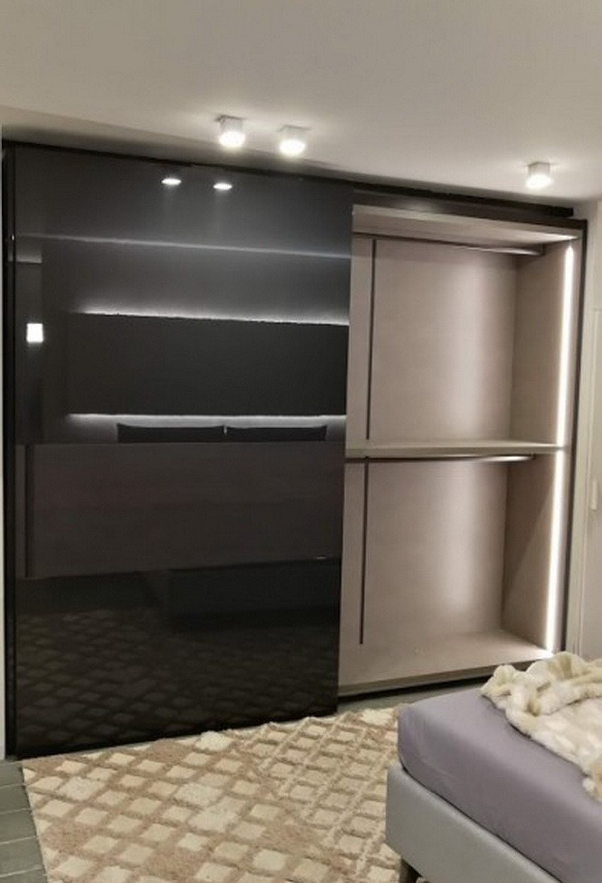 Современный компланарный шкаф премиум-класса для спальни Bortoluzzi (Бортолуцци) Slider - фото 5 - id-p129947174