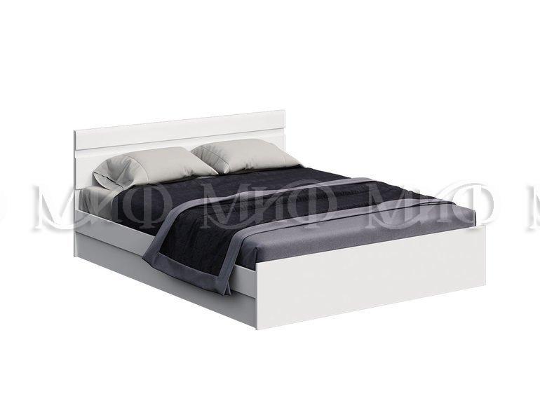 Кровать Нэнси New 1,6 м - Белый глянец / Белый - фото 1 - id-p129947178