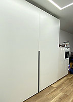 Компланарный шкаф Bortoluzzi (Бортолуцци) SLIDER для современной квартиры с фасадами из ЛДСП EGGER