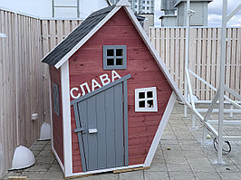 Детский деревянный домик 0174