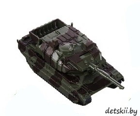 Машинка Игроленд "Военная техника" Танк зеленый - фото 1 - id-p129974850