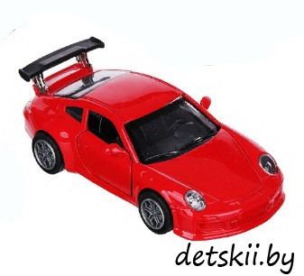 Машинка инерционная спортивная Игроленд Красная со спойлером - фото 1 - id-p129976725