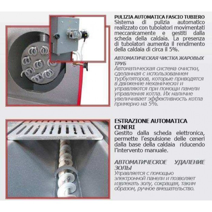 Пеллетный котел Faci Ottima 105 - фото 2 - id-p129977081