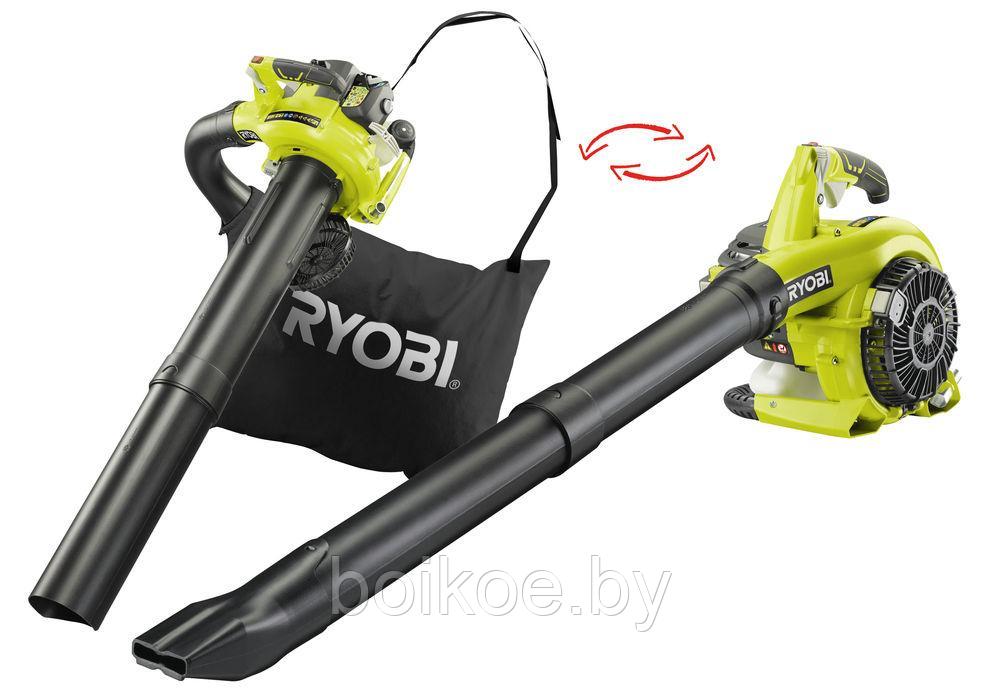 Воздуходувка-пылесос бензиновая RYOBI RBV26B (662 Вт, 2-х тактный) - фото 3 - id-p129979408