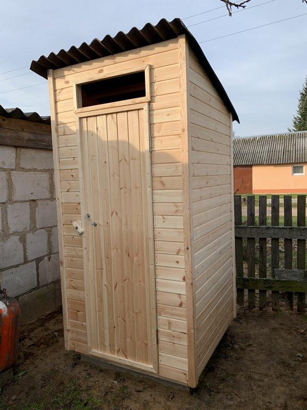 Туалет деревянный для дачи - фото 2 - id-p129983281