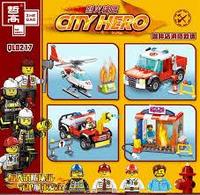 Конструктор Пожарная техника, QL0217, аналог Лего Сити