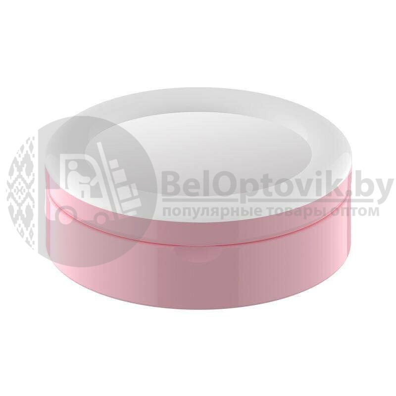 Мультифункциональное зеркало для макияжа с держателем для телефона G3 и круговой LED-подсветкой Розовое - фото 8 - id-p130032968