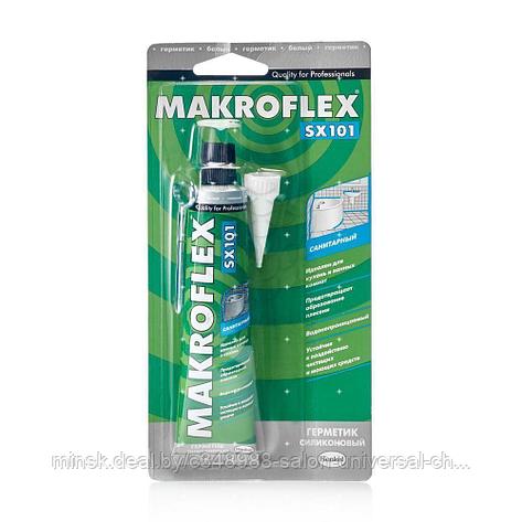 Силикон санитарный белый Makroflex-SX 101, 85мл, фото 2