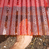 Монолитный поликарбонат профилированный Borrex 0,8мм трапеция (оранжевый) 1050*2000мм, фото 2