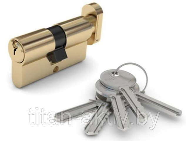 Евроцилиндр с вертушкой DORMA CBF-1 60 (30x30В) никель (английский ключ)