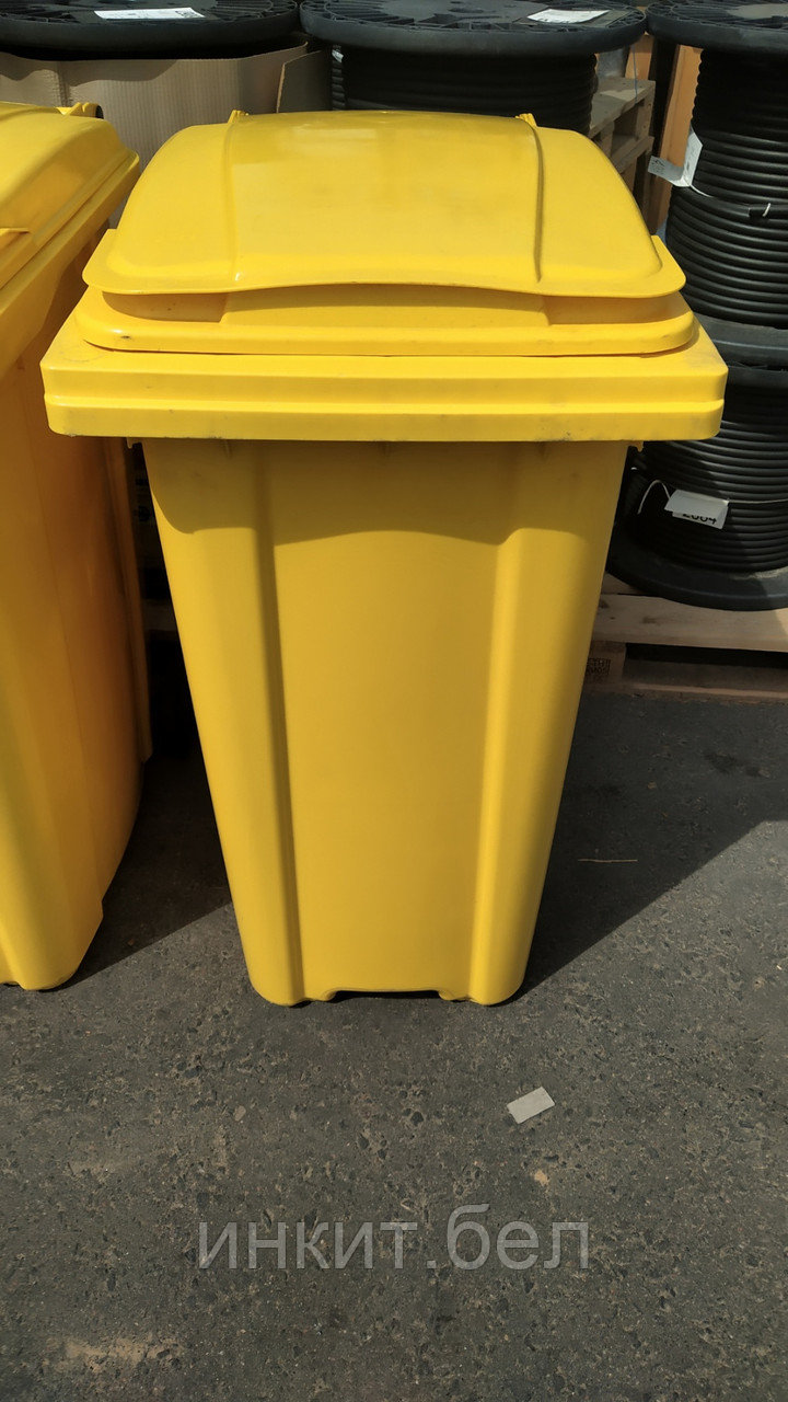 Мусорный контейнер ESE 360 л желтый (Германия). Цена с НДС. - фото 2 - id-p116423377
