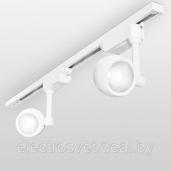Трековый светодиодный светильник для однофазного шинопровода Oriol белый 12W 4200K - фото 1 - id-p130055903