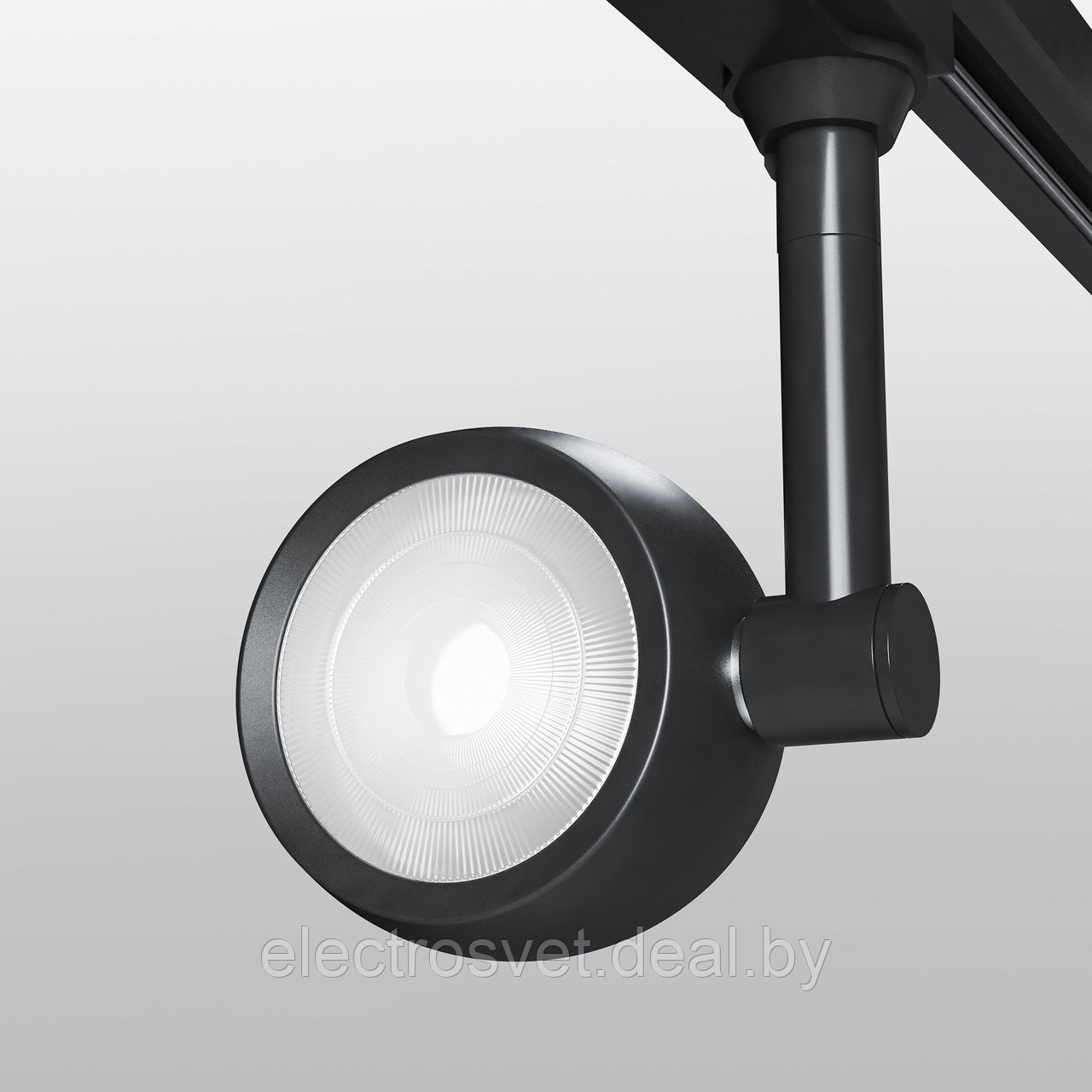 Трековый светодиодный светильник для однофазного шинопровода Oriol белый 12W 4200K Черный - фото 1 - id-p130055983
