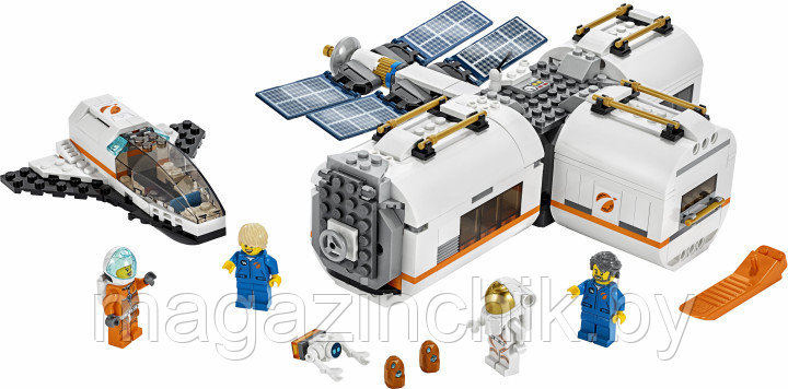 Конструктор Лунная космическая станция Lari 11386 аналог лего Космос 60227 - фото 2 - id-p130056408