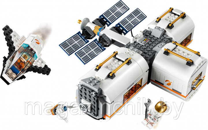 Конструктор Лунная космическая станция Lari 11386 аналог лего Космос 60227 - фото 4 - id-p130056408