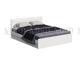 Кровать Нэнси New 1,4 м - Белый глянец / Белый