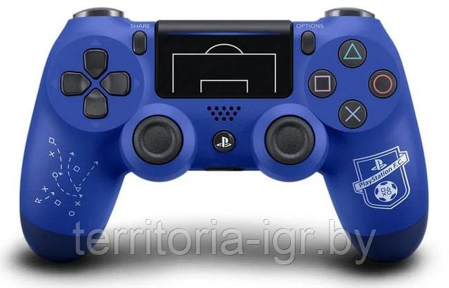 Джойстик PS4 DualShock 4 F.C. синий Limited Edition V2 Оригинал - фото 3 - id-p73921244
