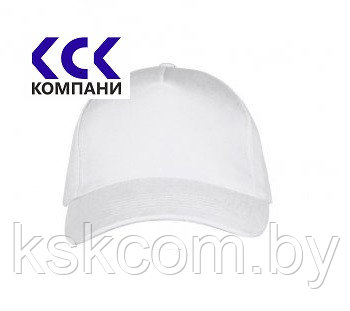 Бейсболка , 100% x/б (Белый)