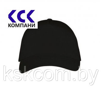 Бейсболка , 100% x/б (Черный)
