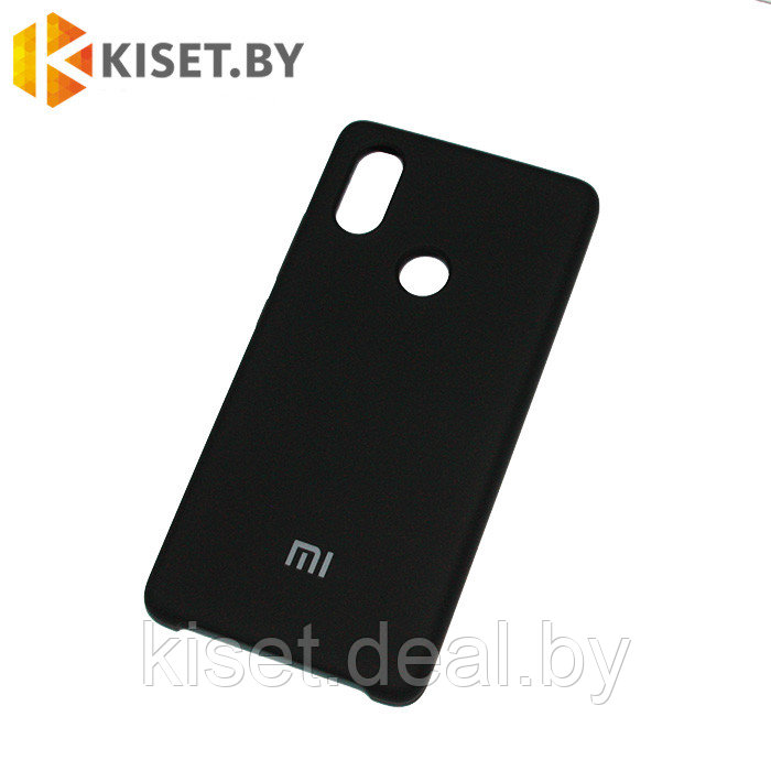 Soft-touch бампер Silicone Cover для Xiaomi Mi 8se черный - фото 1 - id-p130116801
