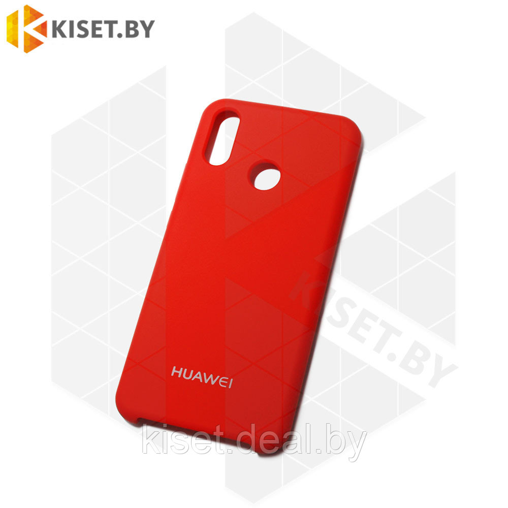 Soft-touch бампер KST Silicone Cover для Huawei P Smart Plus (Nova 3i) красный - фото 1 - id-p130116892