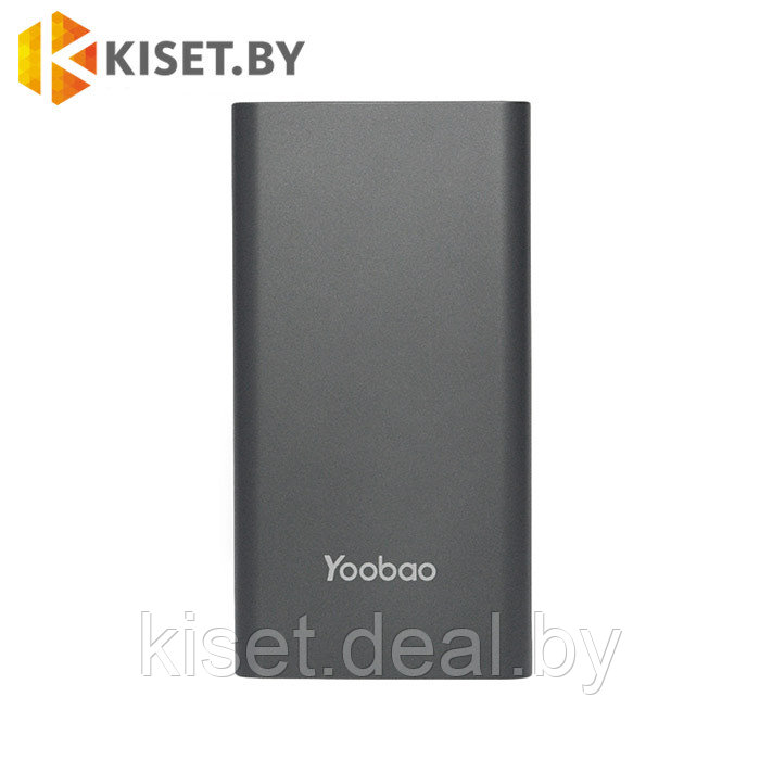 Портативное зарядное устройство Yoobao Power Bank A1 10000 mAh графитовый - фото 1 - id-p130117897