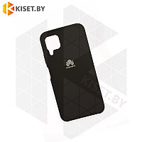 Soft-touch бампер KST Silicone Cover для Huawei P40 Lite / Nova 6SE / 7i черный