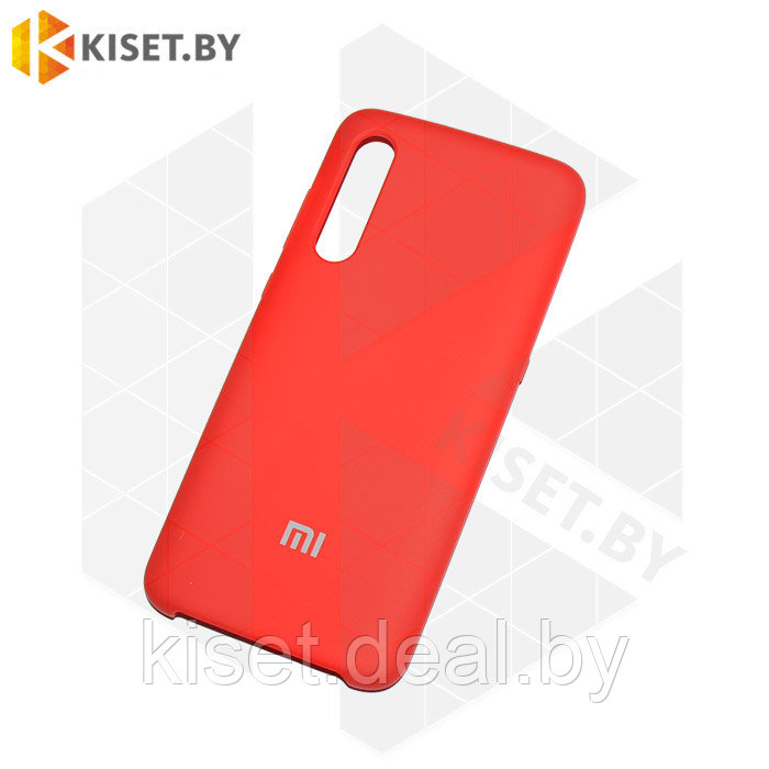 Soft-touch бампер KST Silicone Cover для Xiaomi Mi9 красный - фото 1 - id-p130117295