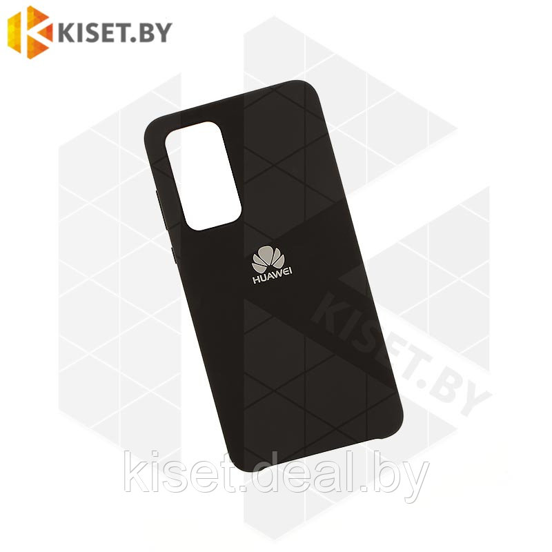 Soft-touch бампер KST Silicone Cover для Huawei P40 черный - фото 1 - id-p130118435