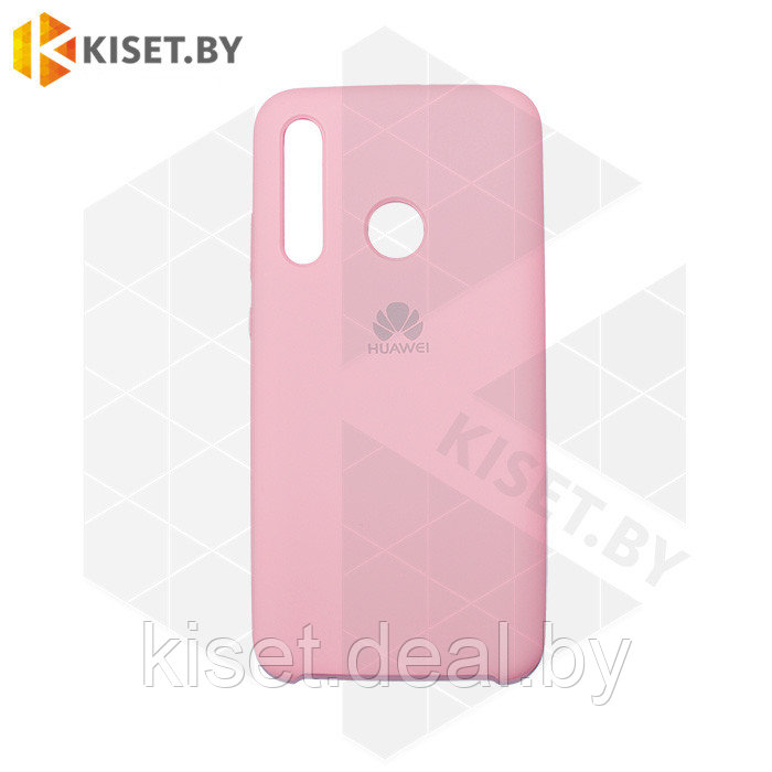 Soft-touch бампер KST Silicone Cover для Huawei Honor 10i / 20 Lite / 20e / 20i / P Smart+ Plus 2019 розовый - фото 1 - id-p130117507