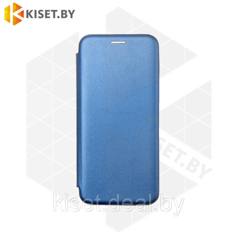 Чехол-книжка Book Case 3D Line с визитницей для Samsung Galaxy S20 Ultra синий - фото 1 - id-p130118608