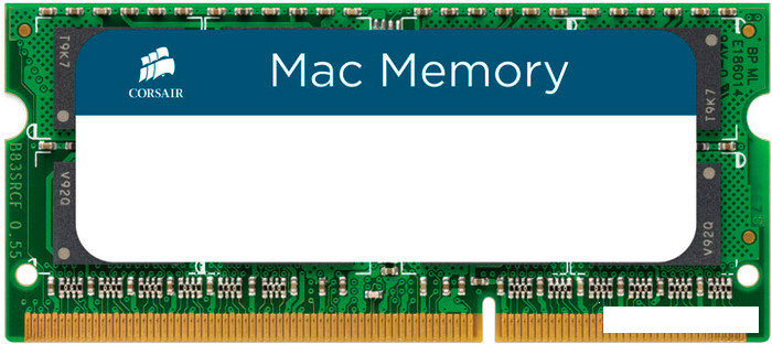 Оперативная память Corsair Mac Memory 4GB DDR3 SO-DIMM PC3-8500 (CMSA4GX3M1A1066C7), фото 2
